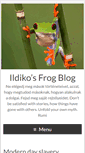 Mobile Screenshot of frogblog.ildikokudlik.com